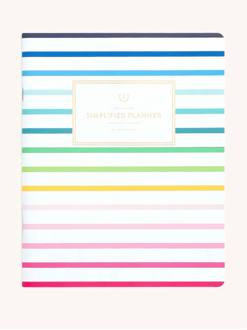 Planner Hardcover Stripe Edition -